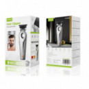 Cortapelos Recargable Metálico Green Lyca GL69927 con Pantalla LED