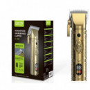 Cortapelos Barbero Recargable Green G-1481 con Display LED y Cuerpo Metálico