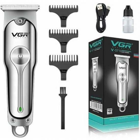 Cortapelo Profesional Recargable VGR V-071 de Acero al Carbono