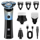 Kit Cortapelos y Afeitado de Batería XO CF32 con 10 Accesorios IPX6