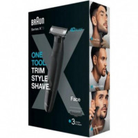 Recortadora de Barba BRAUN Series X XT3100 con Batería y 3 Accesorios