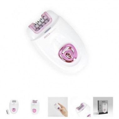 Depiladora Inal&aacute;mbrica Jocca 2 Velocidades con Luz y Cabezal Intercambiable