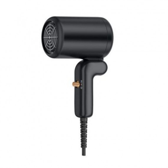 Secador de Pelo Plegable GKL Blackpearl 400W Negro para Viaje