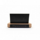 Estación Meteorológica THOMSON WS04 y Reloj Despertador (madera/blanco)