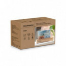 Estación Meteorológica THOMSON WS04 y Reloj Despertador (madera/blanco)