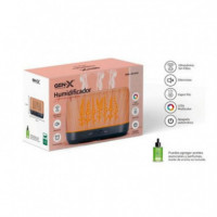 Humidificador Aromatizador Ultrasónico 200ml Gen-X con LED Multicolor