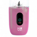 Batidora de Vaso Portátil Recargable Muvip Color Design 460ml Rosa