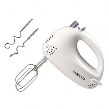 Batidora Amasadora de Mano Muvip 200W con 5 Velocidades y Funci&oacute;n Turbo