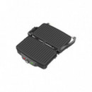 Sandwichera Grill Inoxidable Muvip 1600W con Apertura 180º