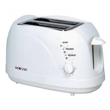 Tostadora de Pan Muvit 750W con Ranuras Anchas y T&aacute;ctil Fr&iacute;o