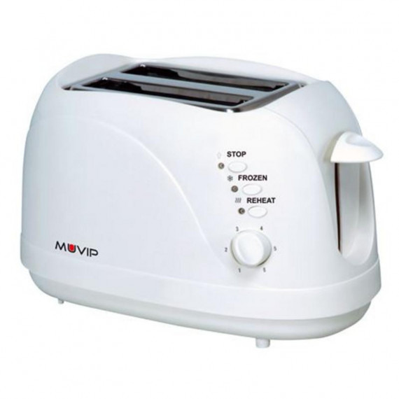 Tostadora de Pan Muvit 750W con Ranuras Anchas y Táctil Frío