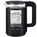 Hervidor de Agua GRUNKEL 1.8 Litros 1500W Negro Inoxidable