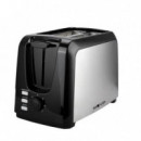 Tostadora de Pan Muvip Inox 750W con 2 Ranuras