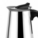 Cafetera Espresso Italiana Muvit de Acero Inoxidable 6 Tazas