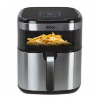 Freidora de Aire JOCCA 10 Litros Inox con Ventana