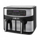 Freidora de Aire Caliente Doble Muvip con Pantalla Táctil 9 Litros 2600W