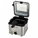 Freidora Muvip de 1.5 Litros y 1000W de Acero Inoxidable