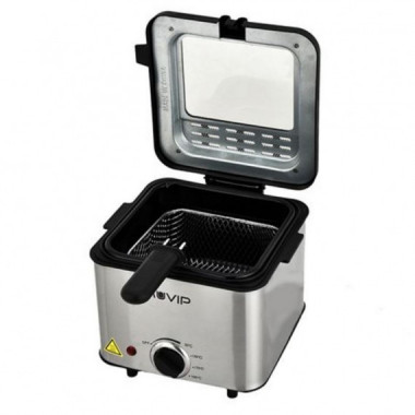 Freidora Muvip de 1.5 Litros y 1000W de Acero Inoxidable