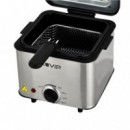 Freidora Muvip de 1.5 Litros y 1000W de Acero Inoxidable