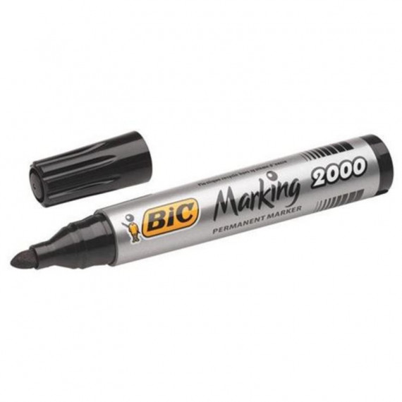 Rotulador Marcador Permanente BIC Marking 2000 Eco Negro Punta 4.9MM