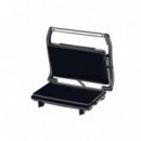 Sandwichera Muvip de Placas Lisas de Acero Inoxidable 750W