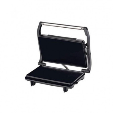 Sandwichera Muvip de Placas Lisas de Acero Inoxidable 750W