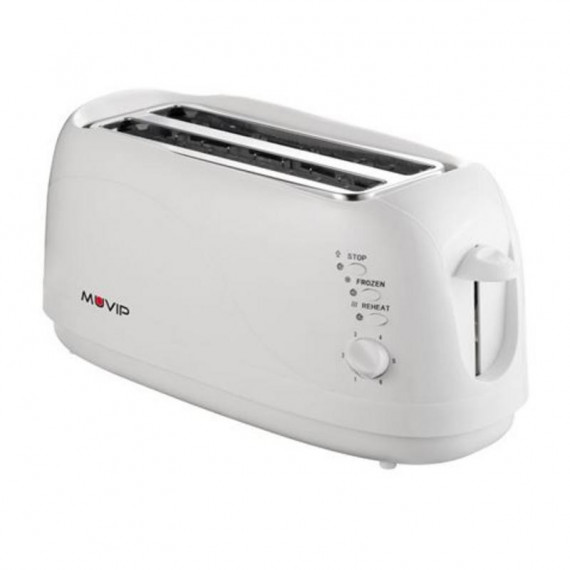 Tostadora de Pan Muvip 1300W con Capacidad para 4 Rebanadas