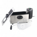 Freidora Desmontable Muvip de Acero Inoxidable 3 Litros 2000W