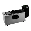 Freidora Desmontable Muvip de Acero Inoxidable 3 Litros 2000W