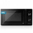 Microondas GRUNKEL MW-20MN Analógico Negro 20 Litros