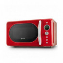 Microondas Grunkel Vintage Rojo 700W