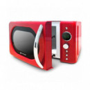 Microondas Grunkel Vintage Rojo 700W