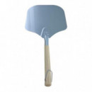 Pala de Pizza para Horno Muvip de Aluminio y Mango de Madera 30 cm