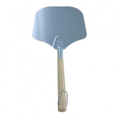 Pala de Pizza para Horno Muvip de Aluminio y Mango de Madera 30 cm