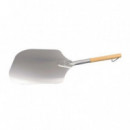 Pala de Pizza para Horno Muvip de Aluminio y Mango de Madera 30 cm