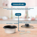 Arrocera GRUNKEL RC-06L de Acero Inoxidable 0.6 Litros 300W con Función Mantener Calor