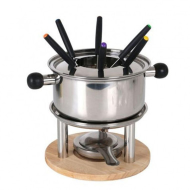 Fondue de Acero Inoxidable Santa Clara para 6 Personas