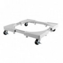 Soporte Base Ajustable Cromad con Ruedas para Neveras y Lavadoras