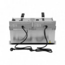 Freidora Eléctrica Profesional Chef Pro CF0105 Doble Cuba 10+10 Litros