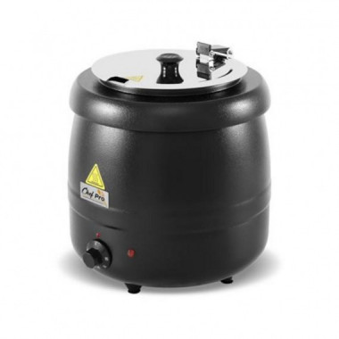 Marmita de Sopa Industrial Chef Pro de 10 Litros y 400W