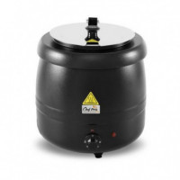 Marmita de Sopa Industrial Chef Pro de 10 Litros y 400W