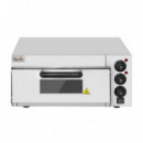 Horno de Pizza Eléctrico Profesional Chef Pro CF0118, 1 Cámara, 2000W