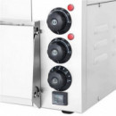 Horno de Pizza Eléctrico Profesional Chef Pro CF0118, 1 Cámara, 2000W