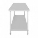 Mesa de Trabajo de Acero Inoxidable Chef Pro CF0137 180x70x85cm