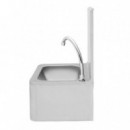 Fregadero Mural de Acero Inoxidable Profesional Chef Pro CF0144 con Grifo y Dispensador