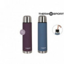 Termo de Acero Inoxidable Soft Touch Thermosport 750 ml