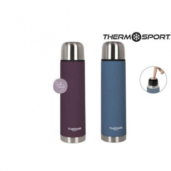 Termo de Acero Inoxidable Soft Touch Thermosport 750 ml