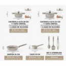 Batería de Cocina Monix Denmark de 9 Piezas