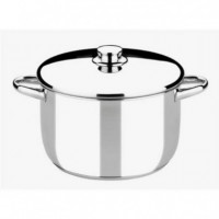 Olla de Acero Inoxidable MONIX óptima con Tapa, 16 Cm y 2 Litros