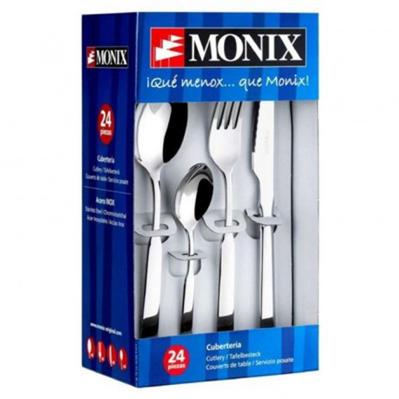 Juego de Cubertería Monix de Acero Inoxidable 24 Piezas